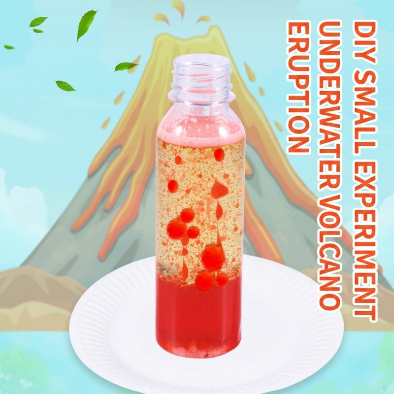Volcano Kit Eruption - STEM 3D組み立て海底火山噴火DIY物理科学実験キット材料パック子供向けSTEM教育学習玩具