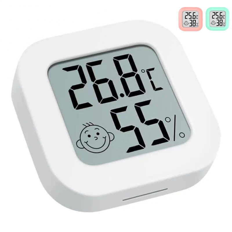 Weather Station Indoor - 液晶デジタル温度計湿度計屋内室電子温度湿度計センサーゲージ家庭用気象ステーション
