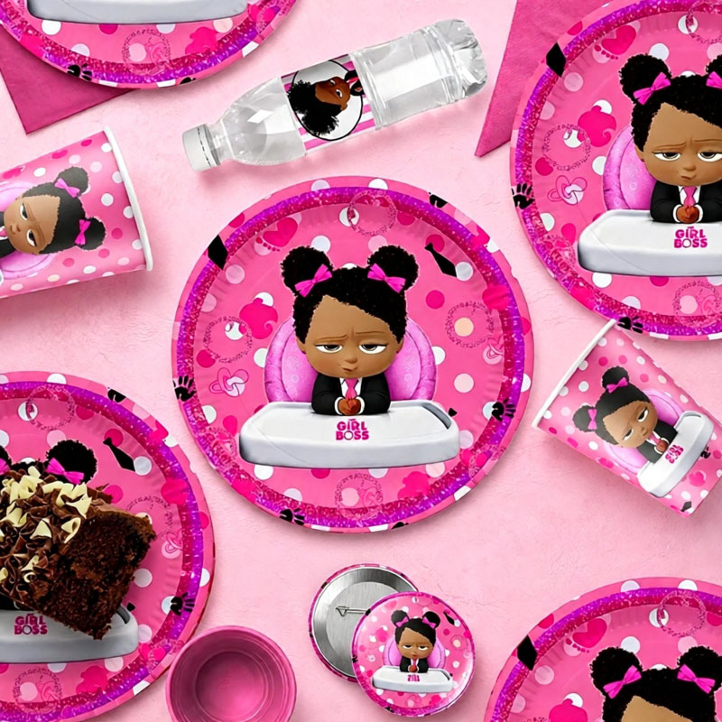 Science Of Happiness - Boss Baby 誕生日パーティーデコレーション用品 Girl Boss Baby