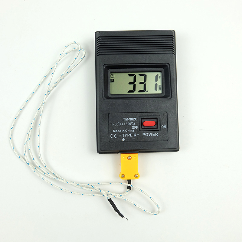 Weather Station Indoor - TM902C K タイプデジタル温度計テスター温度計 TP01 熱電対針プローブ -50C