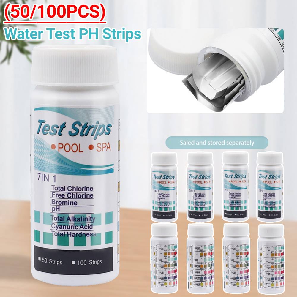 50/100 個水テスト PH ストリップ 7-in-1 水 - Ph Strip Test のレビューと価格