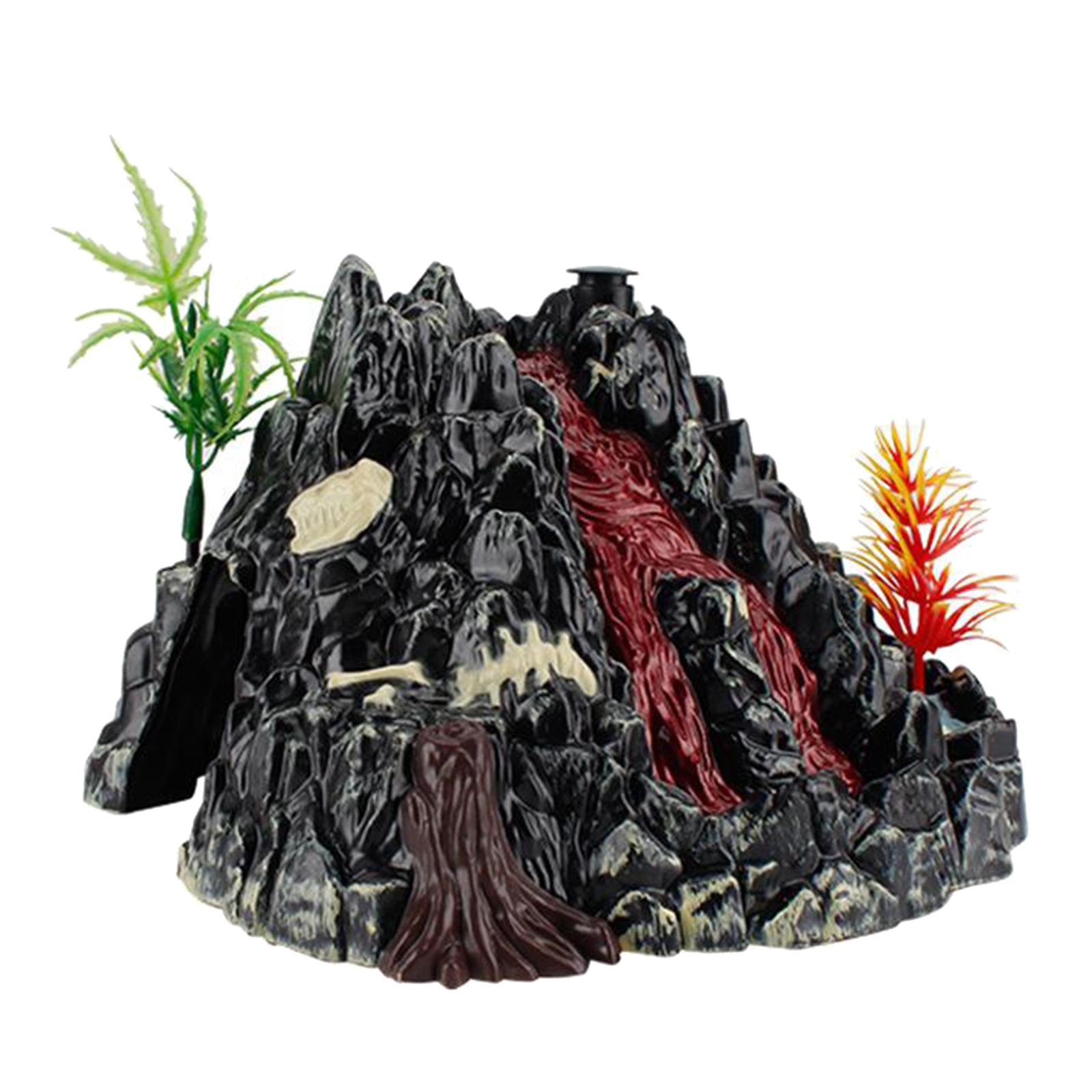 リアルなDIY電動火山噴火実験キット（赤色光付き）モデル学校 - Volcano Kit Eruption のレビューと価格
