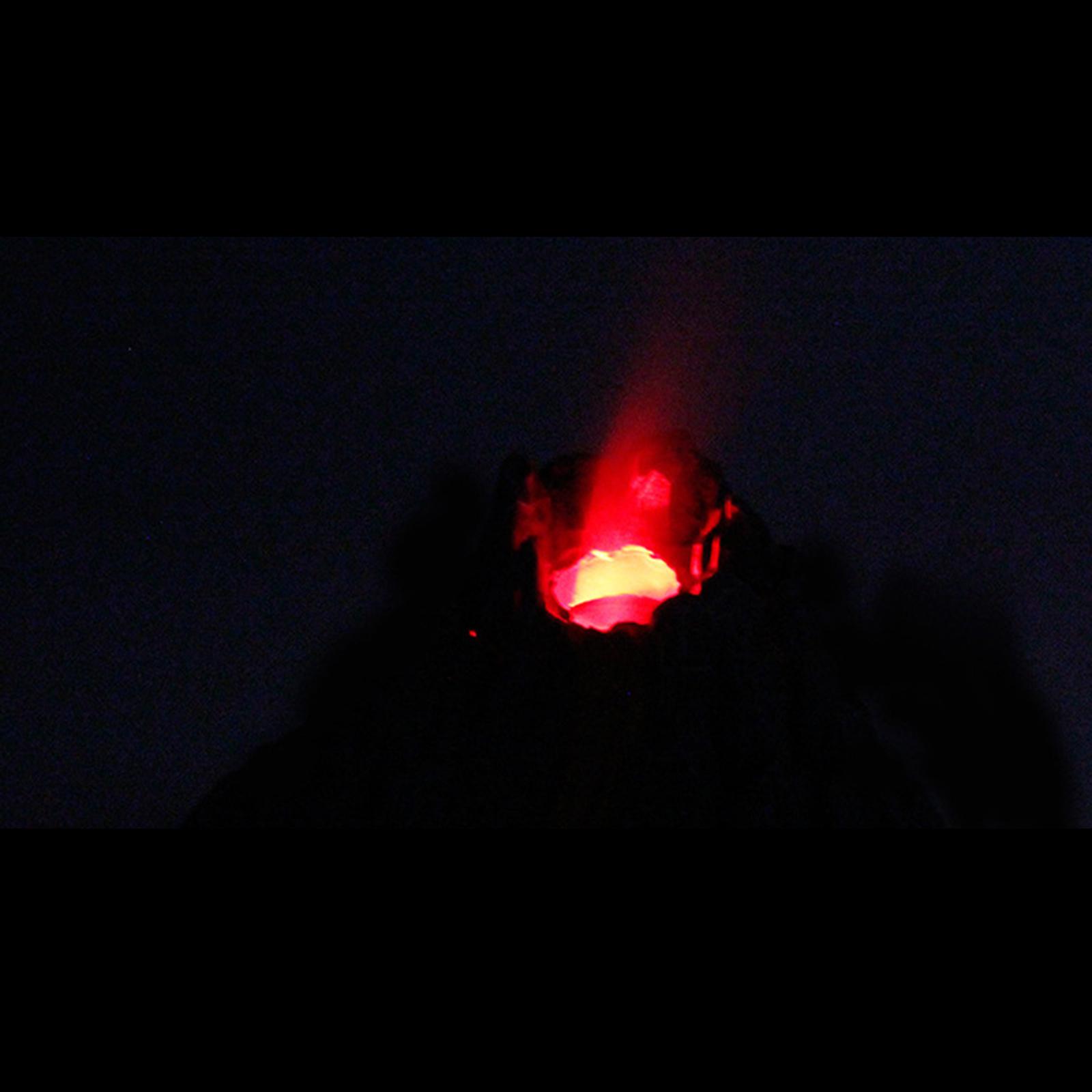 リアルなDIY電動火山噴火実験キット（赤色光付き）モデル学校 - Volcano Kit Eruption のレビューと価格