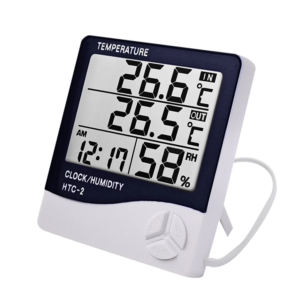 HTC-1 HTC-2 LCD電子デジタル温度湿度計 室内/ - Weather Station Indoor のレビューと価格