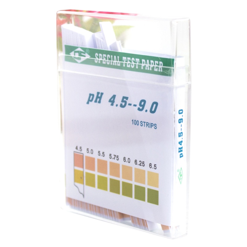 PH試験紙 2色 4.5-9.0 クイックテスト 100枚入 - Ph Strip Test のレビューと価格