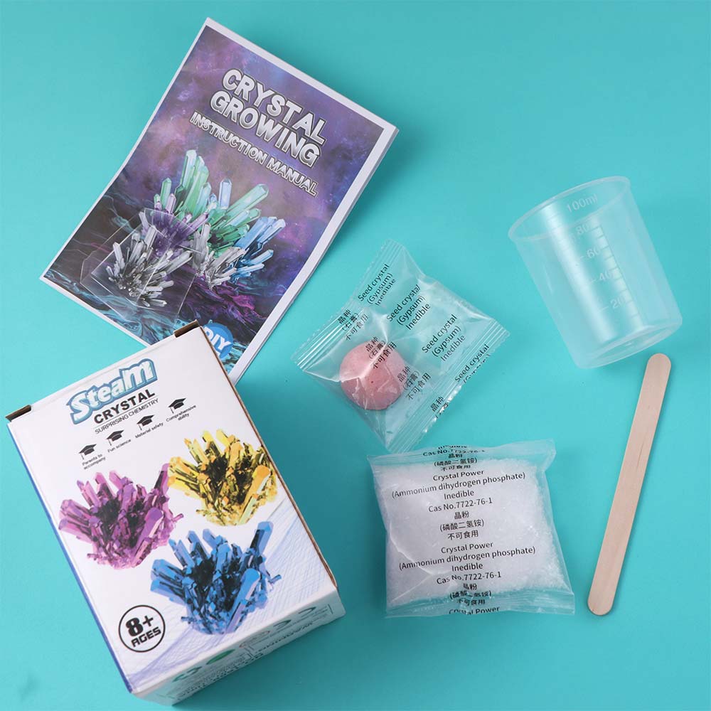 クリスタルを育てる クリスタル育成科学キット カラフルなクリ - Crystal Growing Kit のレビューと価格