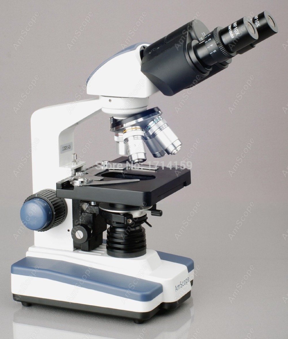 AmScope 学生・プロ用 LED 双眼複合顕微鏡 40X - Amscope Microscope Compound 40X-1000X のレビューと価格