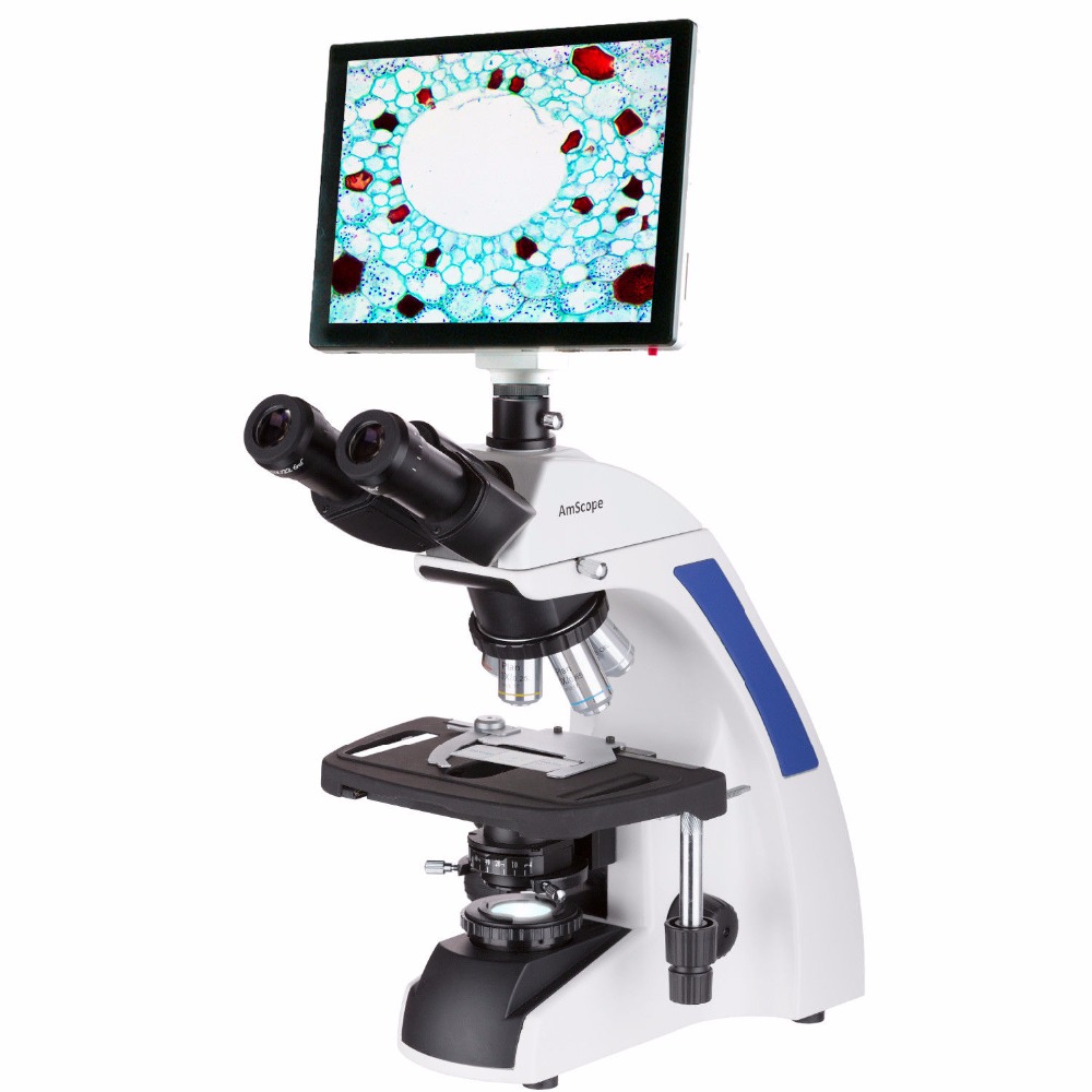 AmScope T720 シリーズ 三眼コーラー LED 複 - Amscope Microscope Compound 40X-1000X のレビューと価格