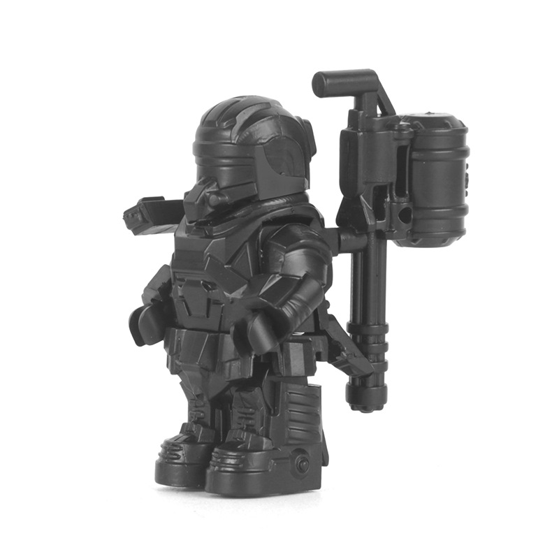 ハロウィン炎はんだ保護スーツゾンビ MOC ビルディングブロ - Science Bob のレビューと価格