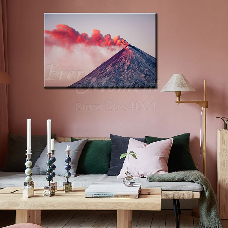 エバーモーメント ホームデコレーション 風景画 火山噴火 煙 - Volcano Kit Eruption のレビューと価格
