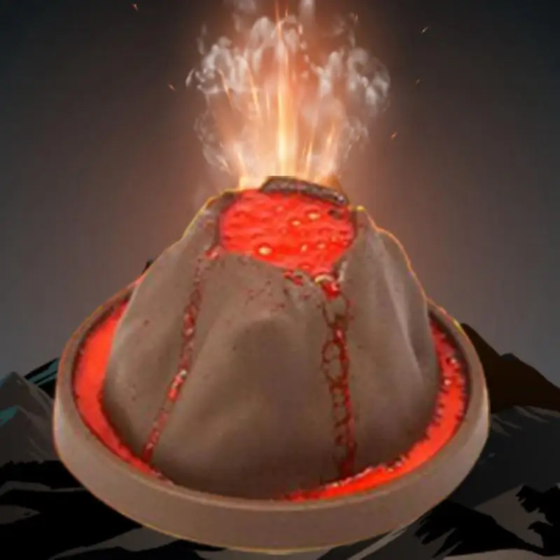 1個の科学探検玩具、化学学習、火山噴火、物理化学実験キット - Volcano Kit Eruption のレビューと価格