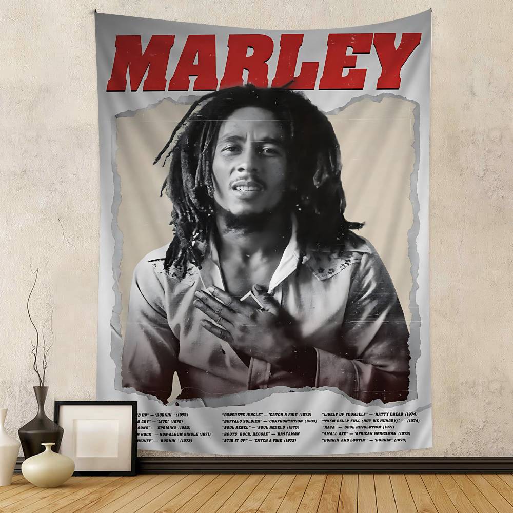 歌手ヴィンテージ B-ボブ M-マーリー タペストリー アー - Science Bob のレビューと価格