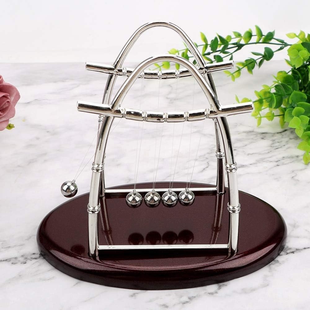 ニュートンゆりかごバランス鋼球永久運動衝突ボール学校教育物理 - Newton Cradle Large のレビューと価格