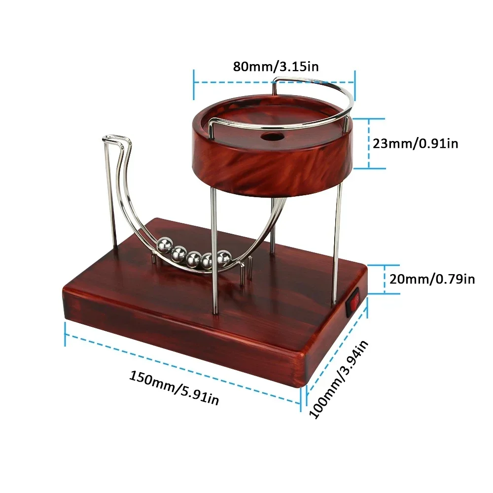 プラスチック製の永久機関,実用的な動き,縮れた,無限のジャン - Newton Cradle Large のレビューと価格