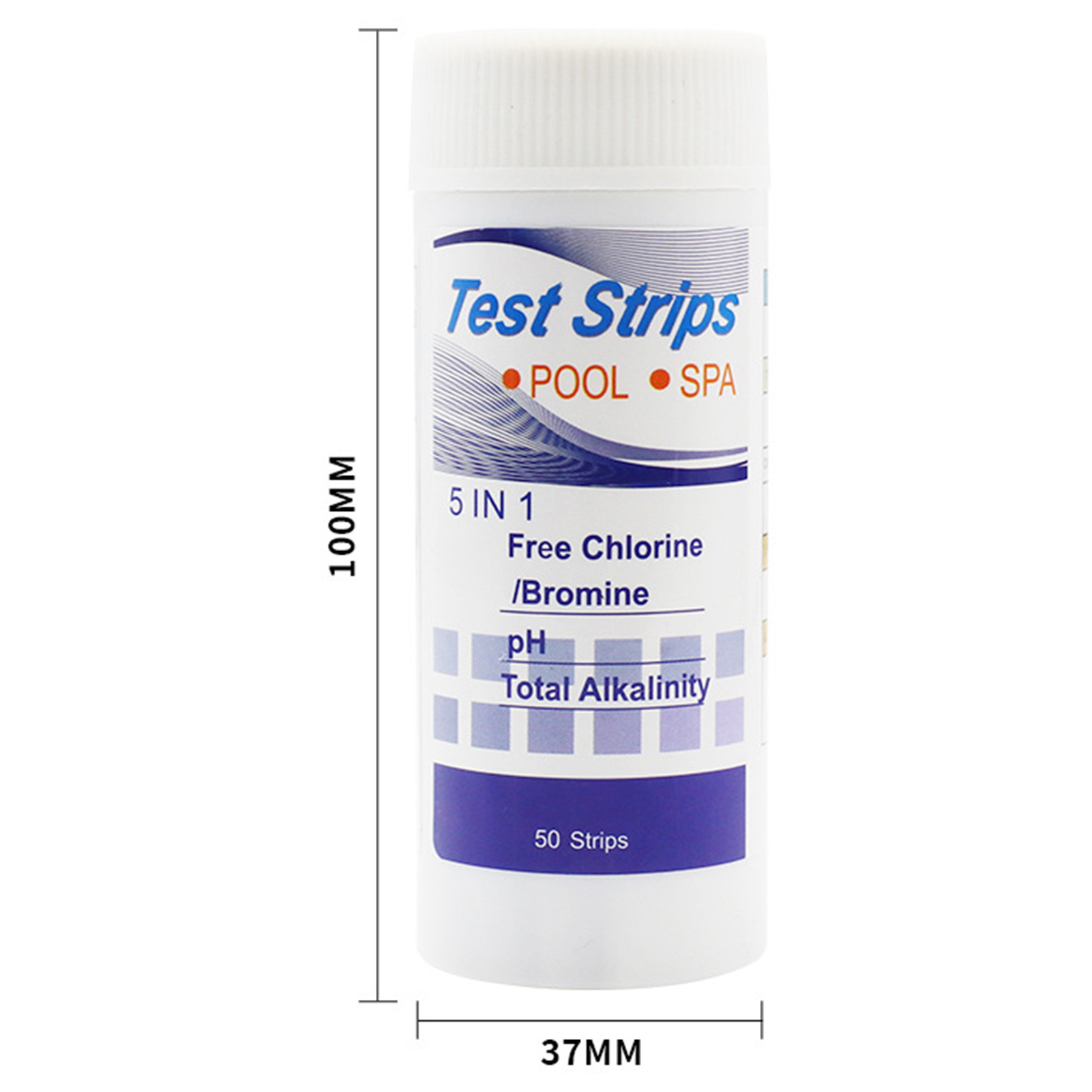 50 個の多目的塩素 PH テストストリップ正確なテストブロ - Ph Strip Test のレビューと価格
