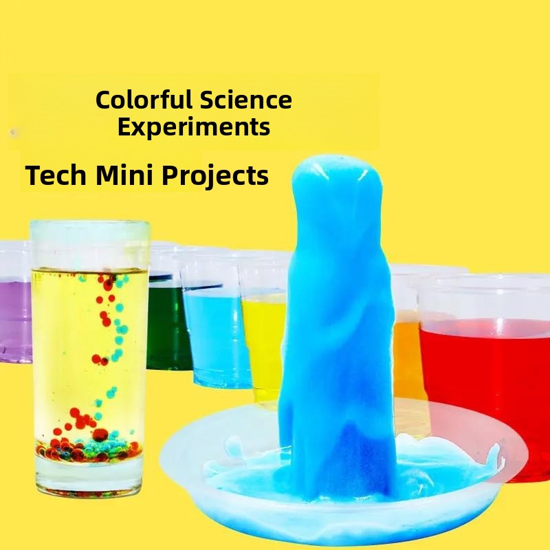 子供向け虹色科学実験キット DIY手作り素材パッケージ ミル - Volcano Kit Eruption のレビューと価格