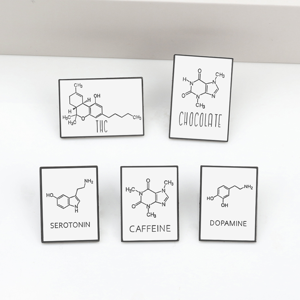 化学分子式エナメルピン創造科学カフェインドーパミンブローチカ - Science Buddies のレビューと価格