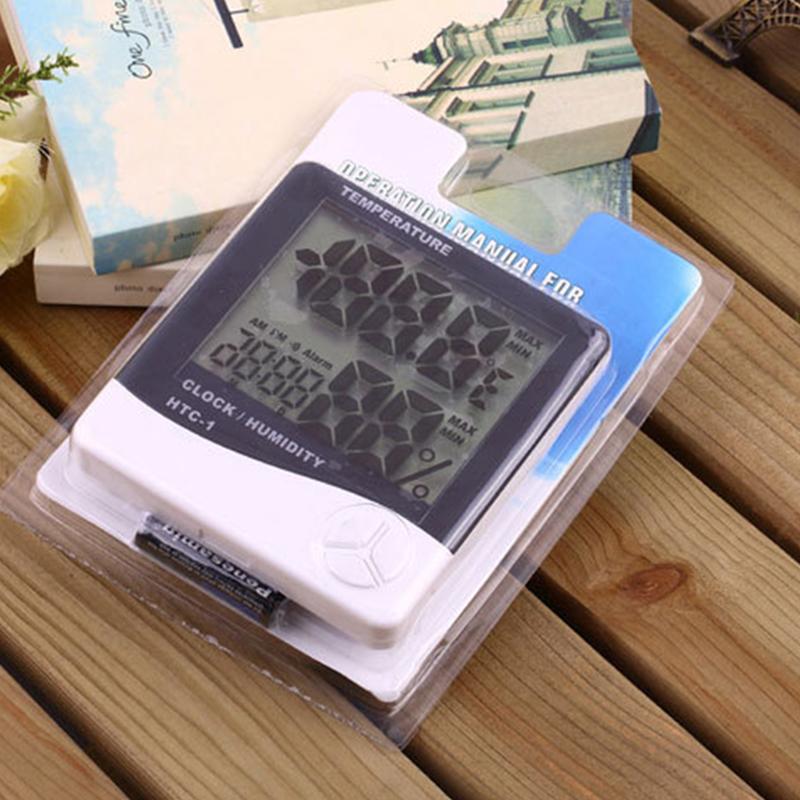 (BF06)LCDデジタル温度湿度計 HTC-1 家庭用屋内 - Weather Station Indoor のレビューと価格